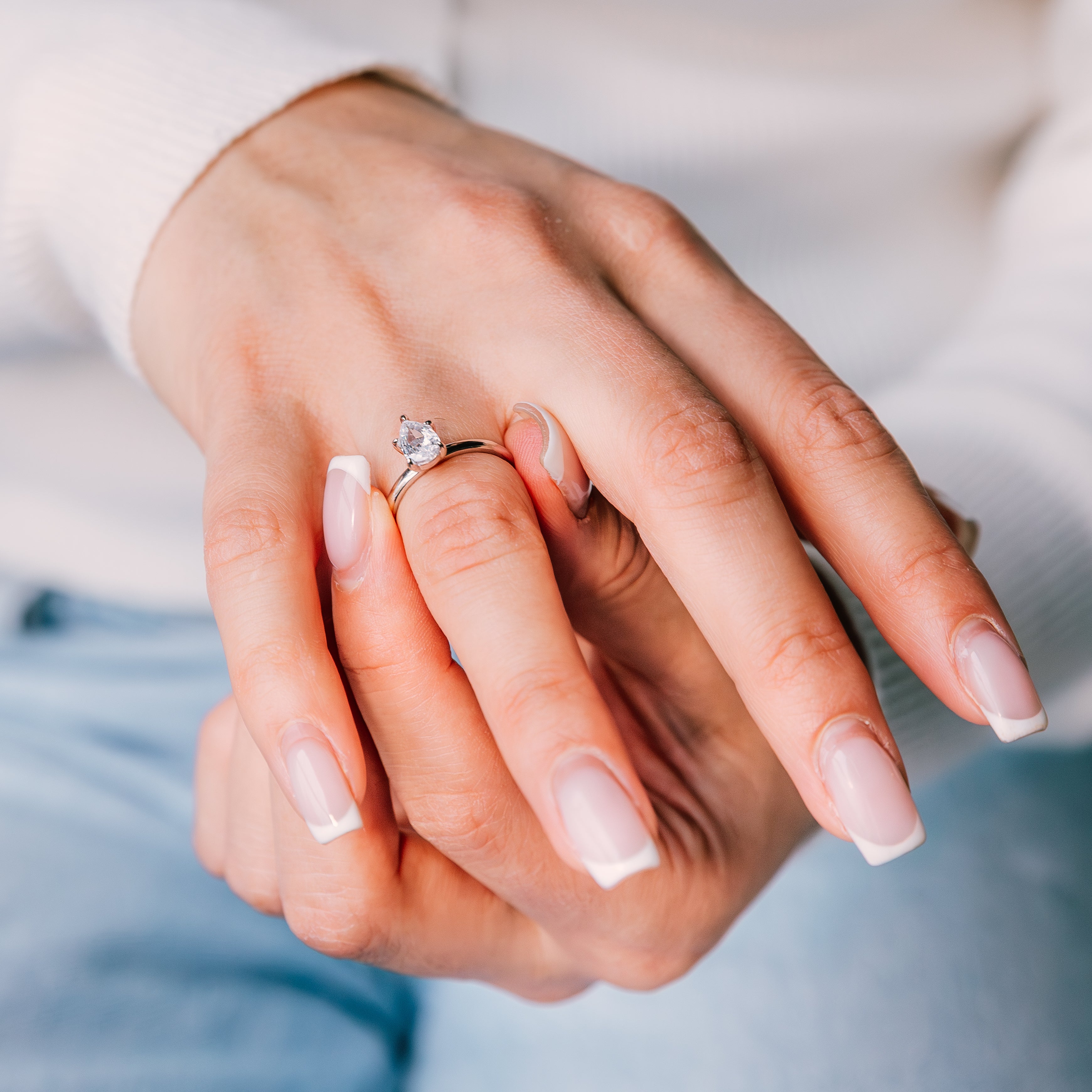 Sola – Pear Cut Solitaire Ring